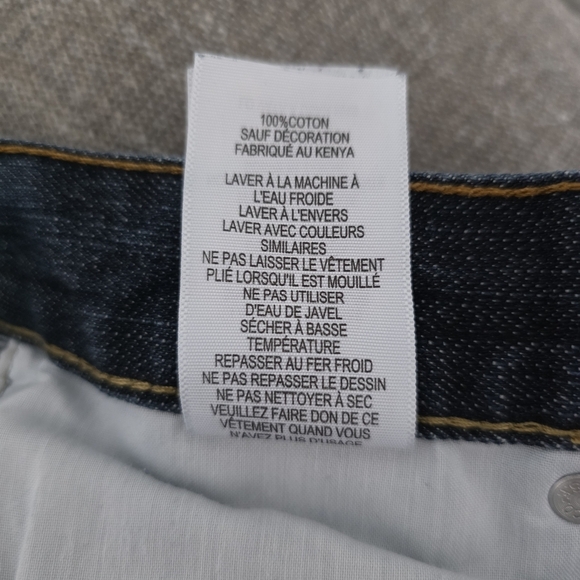 Levis Boys 505 Regular Dark Blue Denim Jeans Straight Leg Pants Size 14 Slim - Picture 11 of 11